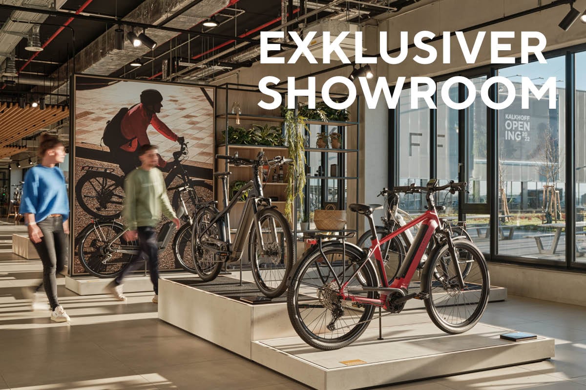 der exklusive Showroom der Kalkhoff Markenwelt
