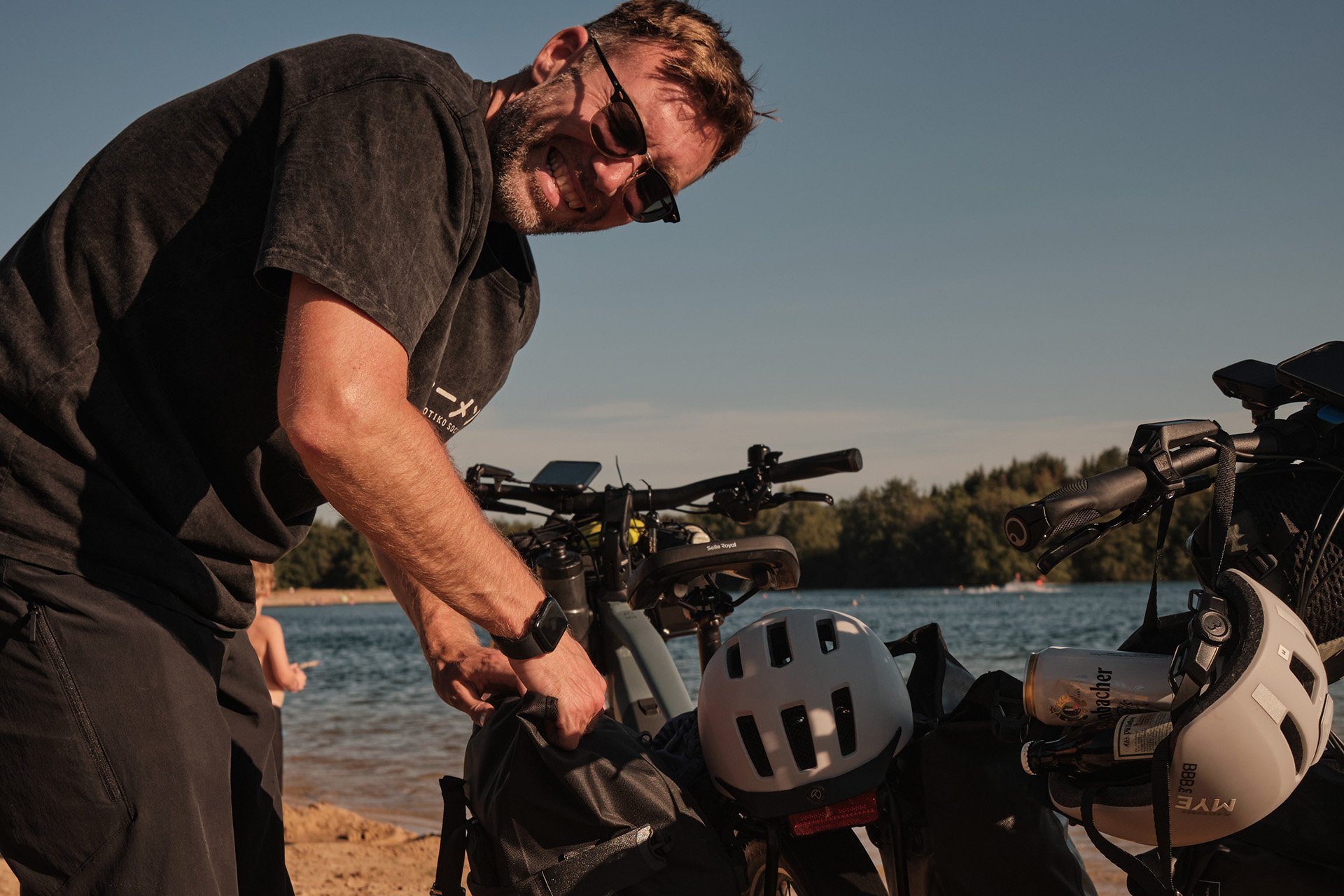 Kalkhoff Mitarbeiter Marc hat durch seine Diabetes-Diagnose überhaupt erst damit begonnen, intensiver radzufahren. (Foto: Die richtige Ernährungsstrategie unterwegs ist essenziell. (Foto: Kalkhoff/Roske)