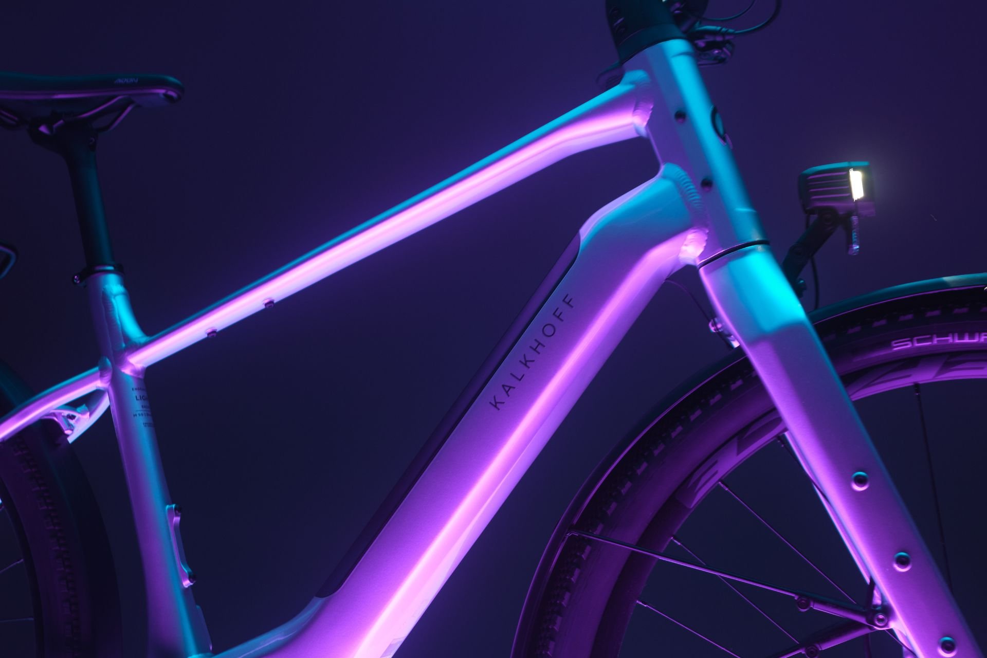 Kalkhoff E-Bike Light Modell mit Fokus auf den Rahmen