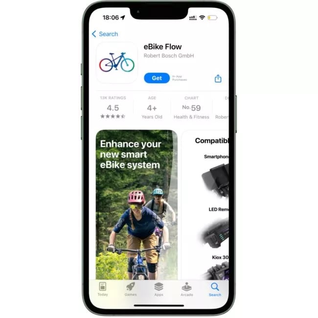 App eBike Flow App herunterladen
