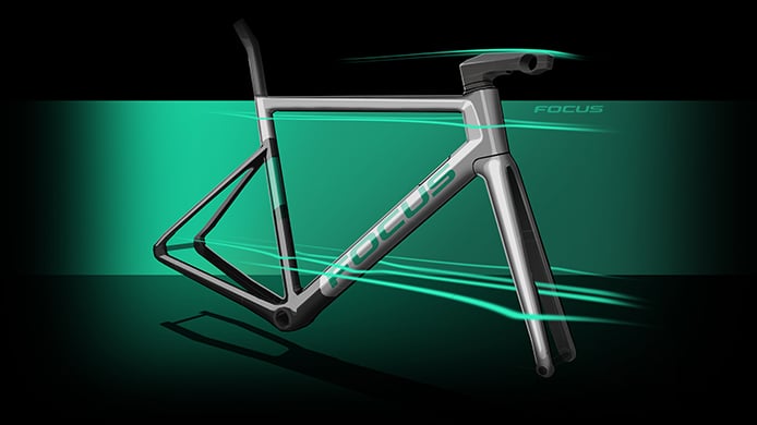 Das FOCUS Bikes IZALCO MAX Aero-Rennrad besticht durch Aerodynamik, weil es im Windkanal optimiert wurde.