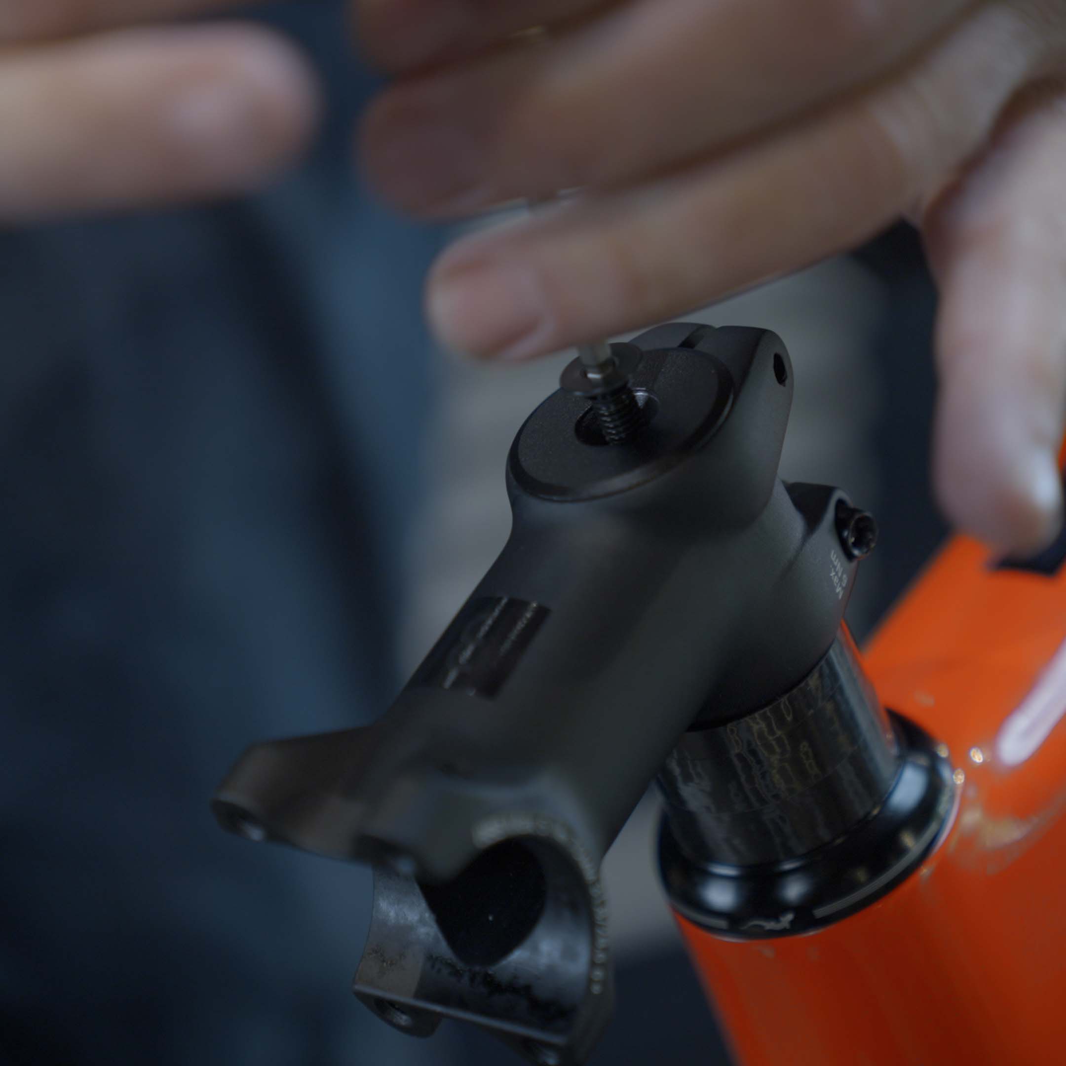 Go back to your steerer tube for the last adjustments