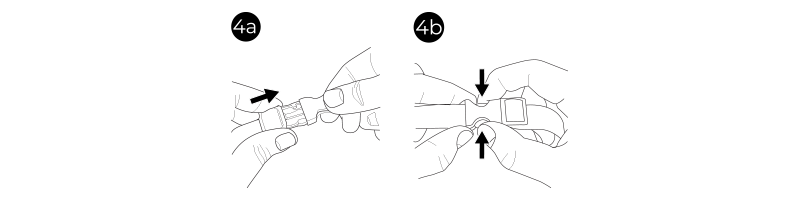 Sluiting van de helm