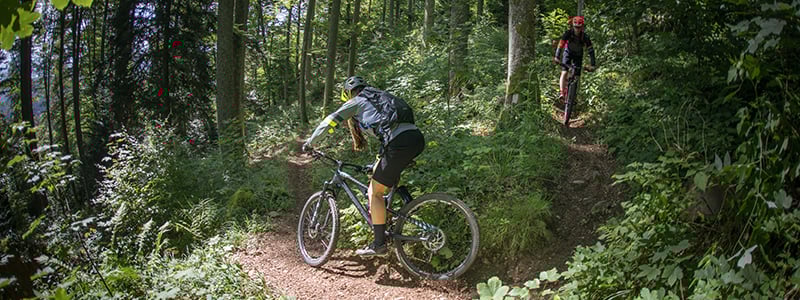 Mountainbike met schijfremmen