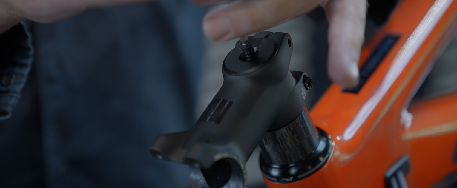 Go back to your steerer tube for the last adjustments