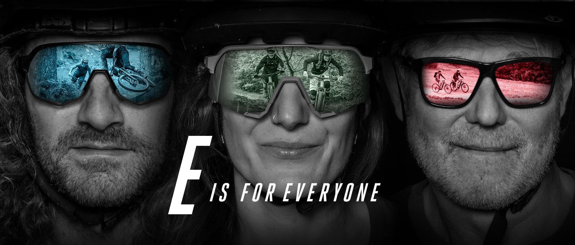 E is for everyone. E is for everyone. Four brand-new FOCUS e-bikes for any purpose.