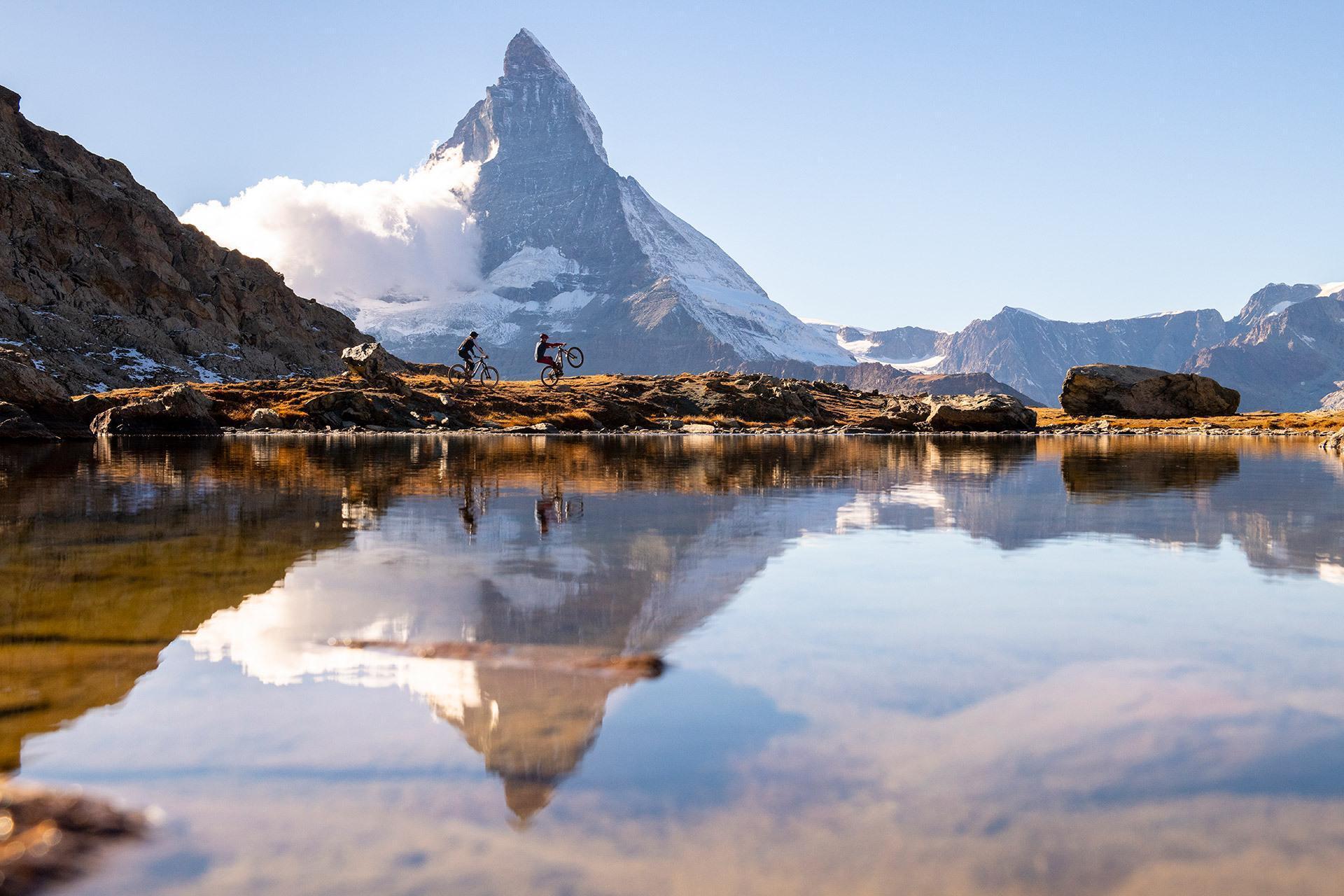 Behind the scenes of a photo shoot Zermatt Photo story FOCUS SAM